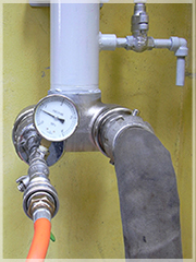 連結送水管工事・耐圧試験